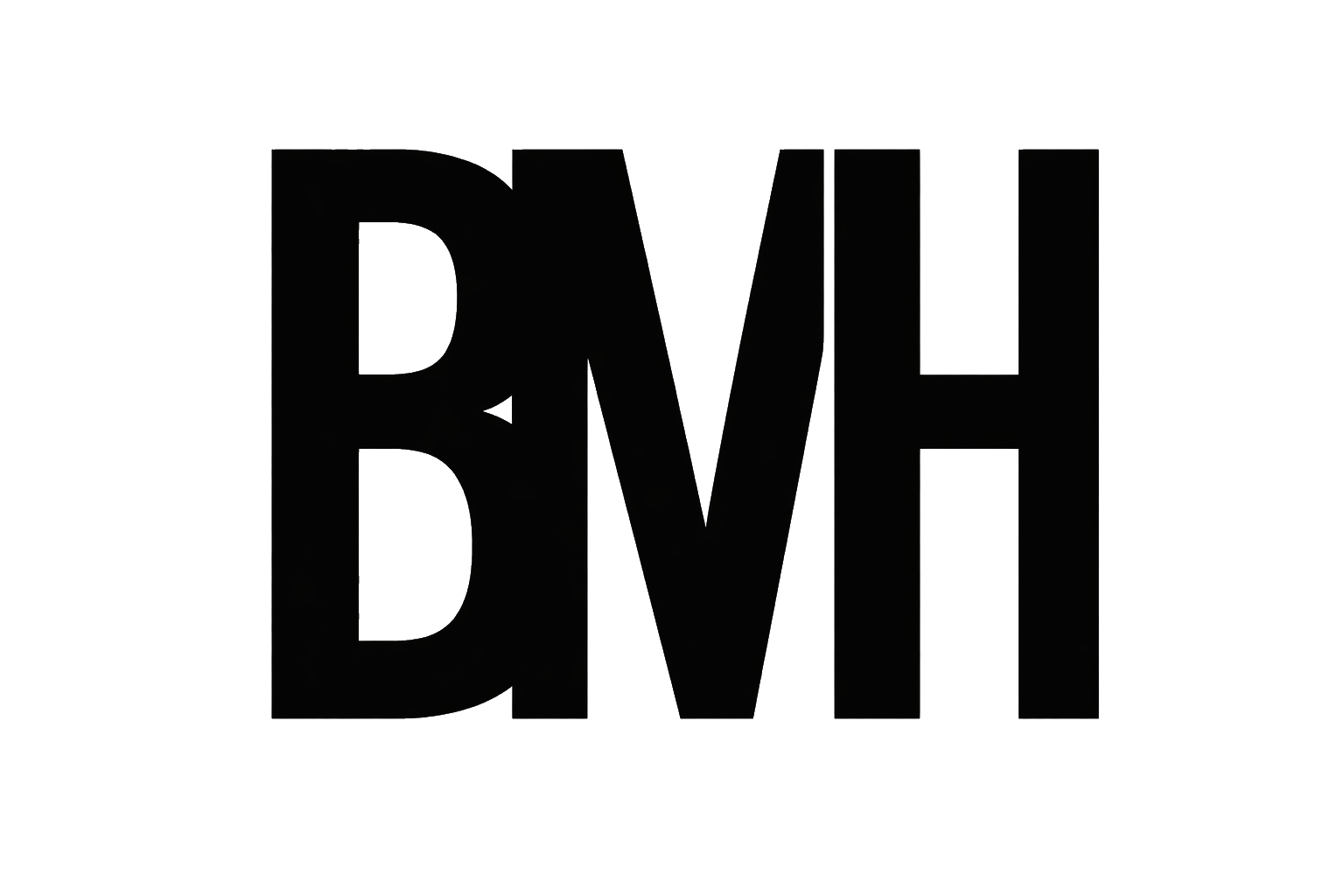Black BMH Logo
