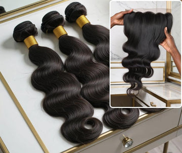 Malaysian Body Wave Frontal Bundle Deal