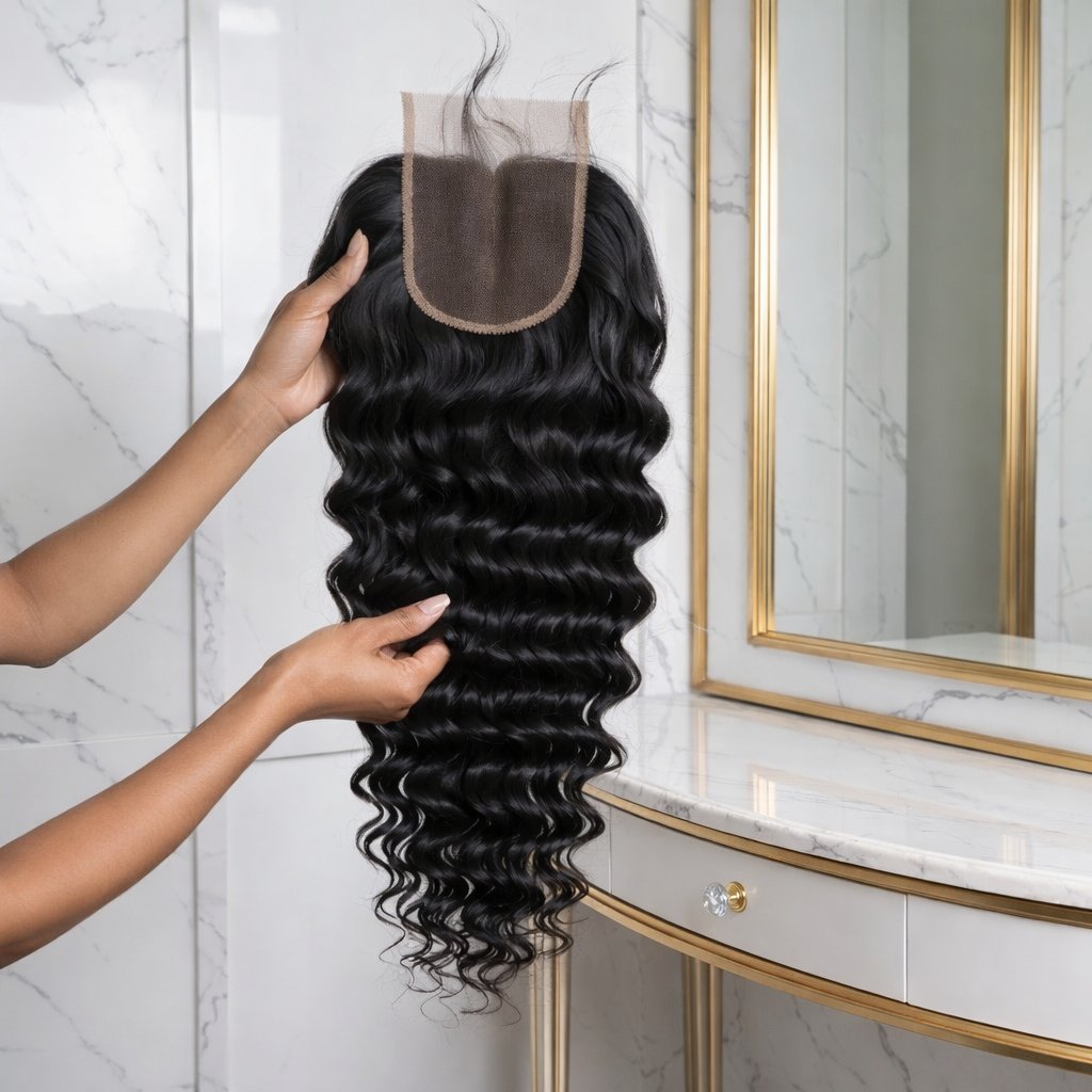 Malaysian Loose Deep Wave Lace Closure