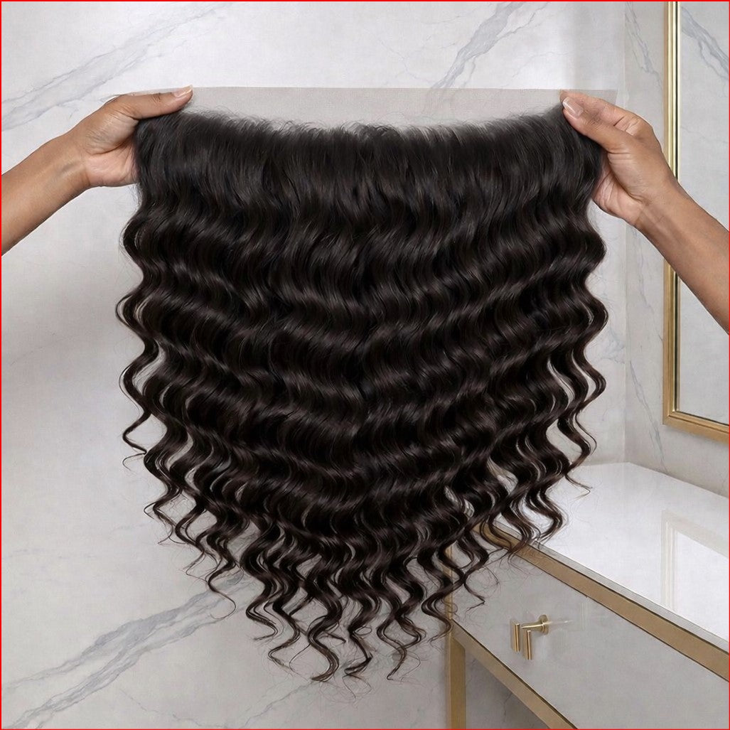 Malaysian Loose Deep Wave HD Lace Frontal