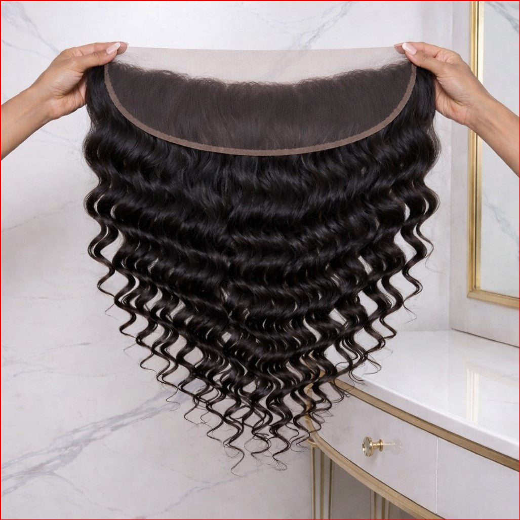 Malaysian Loose Deep Wave HD Lace Frontal