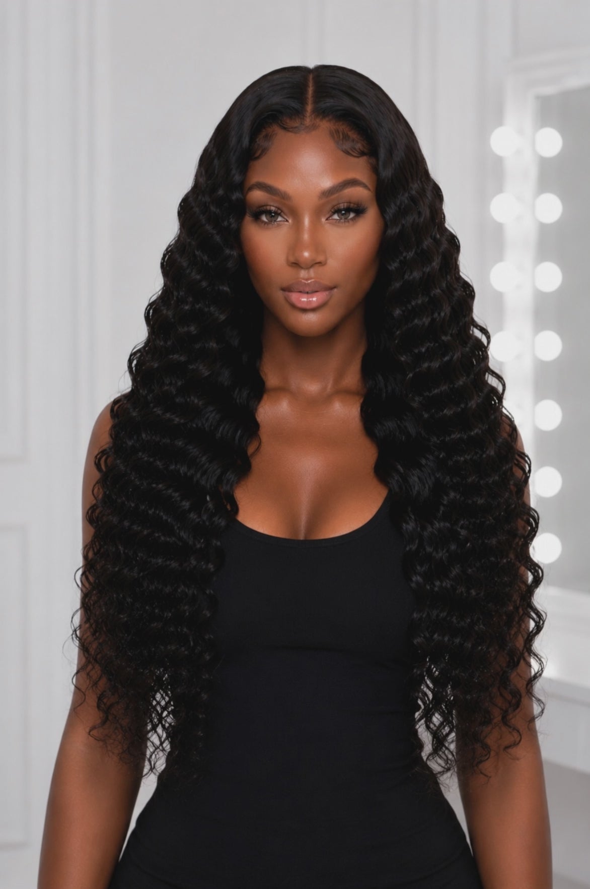 Malaysian Deep Wave 5x5 Hd Lace Closure