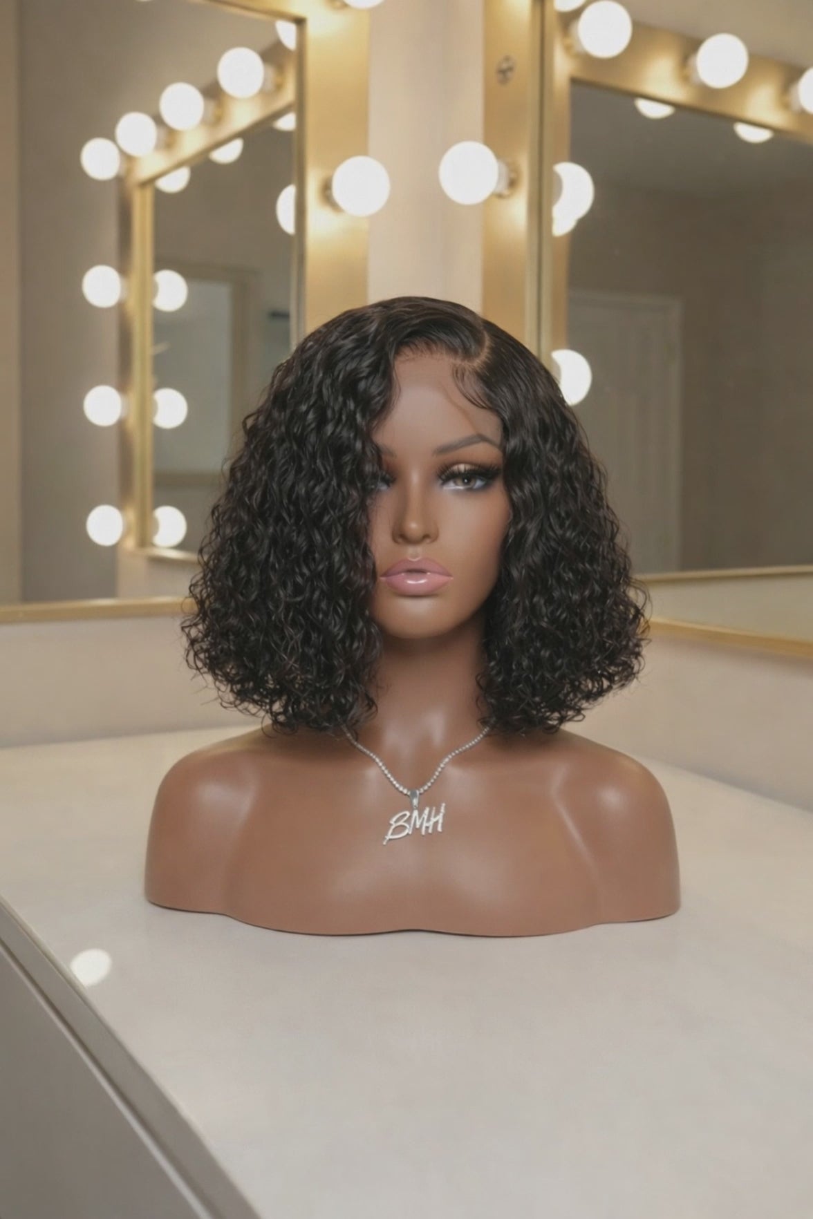 Malaysian Deepwave Bob 5x5 Ready to Wear Wig