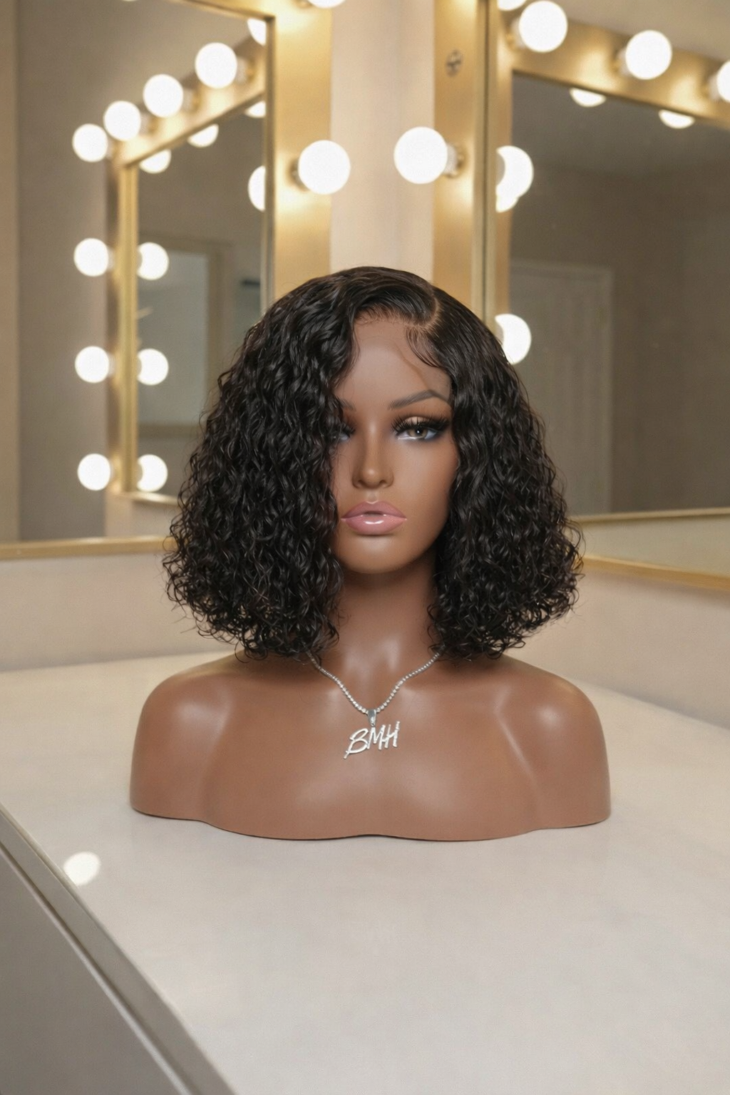 Malaysian Deepwave Bob- Ready to Wear Wig-Front View